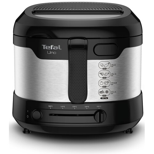 Frytkownica TEFAL FF215D30 Czarno-srebrny 1.8l z okienkiem do obserwacji postępów