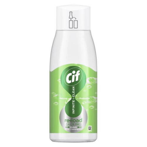 Wkład czyszczący uniwersalny CIF Infinite Clean Lime & Lemongrass 590 ml