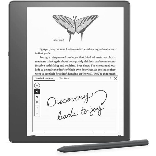 Czytnik e-booków AMAZON Kindle Scribe 10.2", Podświetlany ekran, Wi-Fi, Bez reklam Szary + Basic Pen