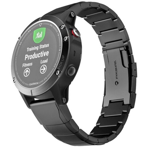 Pasek TECH-PROTECT Steelband do Garmin Fenix 5/6/6 Pro/7 Czarny