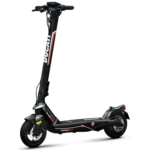 Hulajnoga elektryczna DUCATI Pro III v2 50km 350W 10" Czarno-czerwono-biały