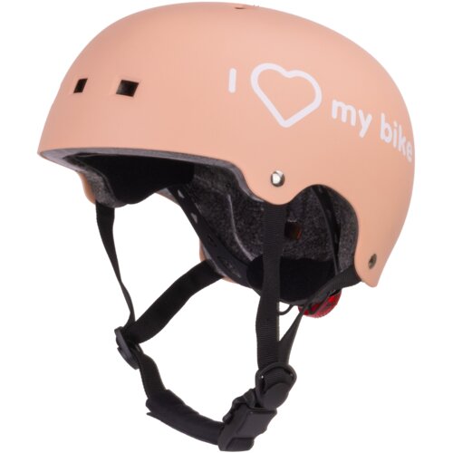 Kask SUN BABY I Love My Bike Morelowy dla Dzieci z lampką (rozmiar S)