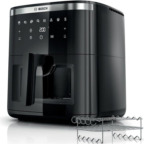 Air Fryer Frytkownica beztłuszczowa BOSCH Serie 6 MAF671B1 7.2l z 7 automatycznymi programami i okienkiem do podgląd potrawy