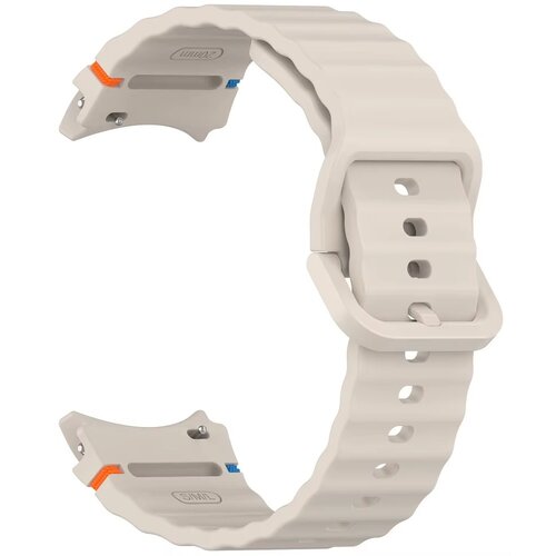Pasek LUNA do Samsung Galaxy Watch 4/5/6/7 (40/42/44/46 mm) S00027 Kremowy