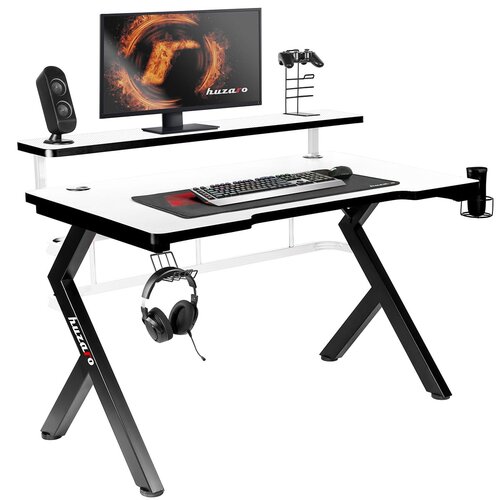 Biurko gamingowe HUZARO Hero 5.0 Biały