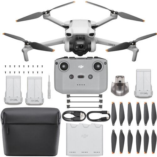 Dron DJI Mini 3 Fly More Combo (RC-N1) Wideo 4K HDR, czas lotu do 38 min., 248g
