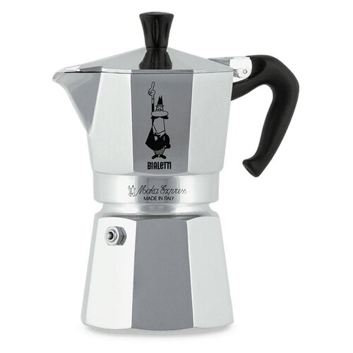 Kawiarka BIALETTI Moka Express 4 TZ Srebrno-czarny 190 ml