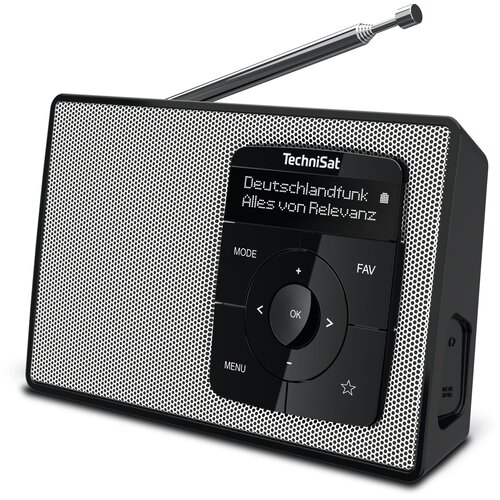 Radio TECHNISAT Digitradio 2 Cyfrowe Czarno-Biały