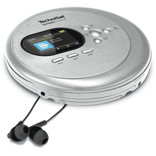 Radio TECHNISAT DIGITRADIO CD 2GO BT Cyfrowe Przenośne Srebrny