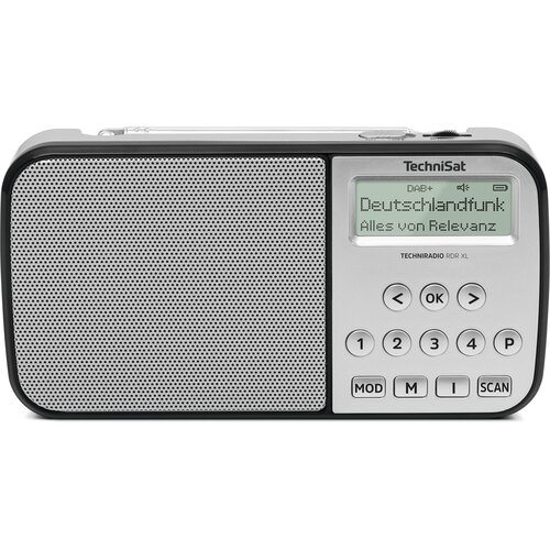 Radio TECHNISAT Techniradio RDR XL Cyfrowe Przenośne Srebrny