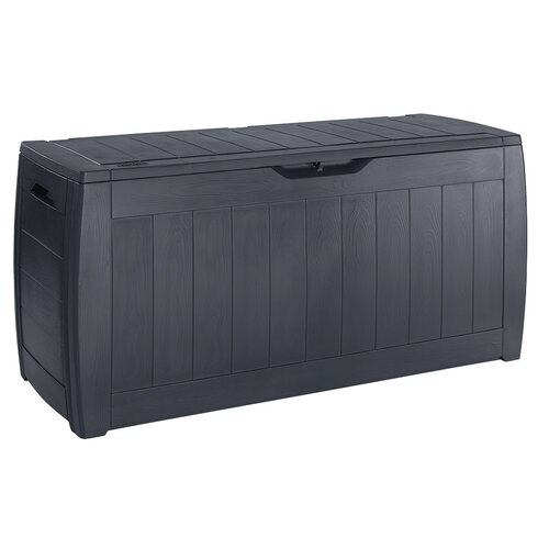 Skrzynia ogrodowa PROSPERPLAST Woodebox MBWL280-S433 280 L Antracytowy