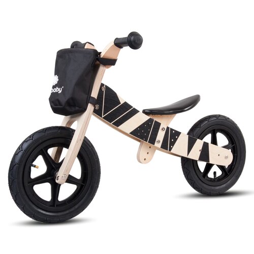 Rowerek biegowy SUN BABY Twist Plus Samoa Czarno-brązowy