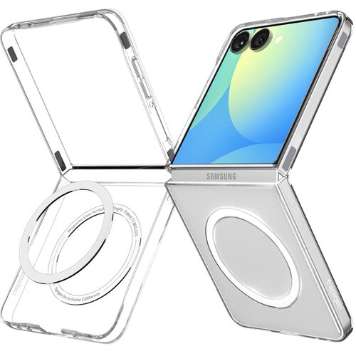 Etui SPIGEN AirSkin Mag MagSafe do Samsung Galaxy Z Flip 7 Przezroczysty