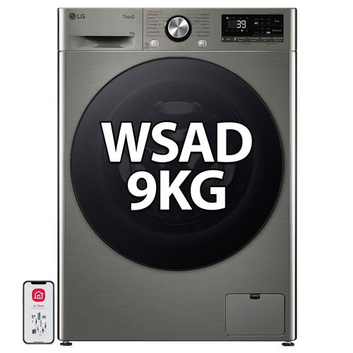 Pralka LG MF2W9S72YP TurboWash™360 AI DD Steam Allergy Care 9kg 1200rpm