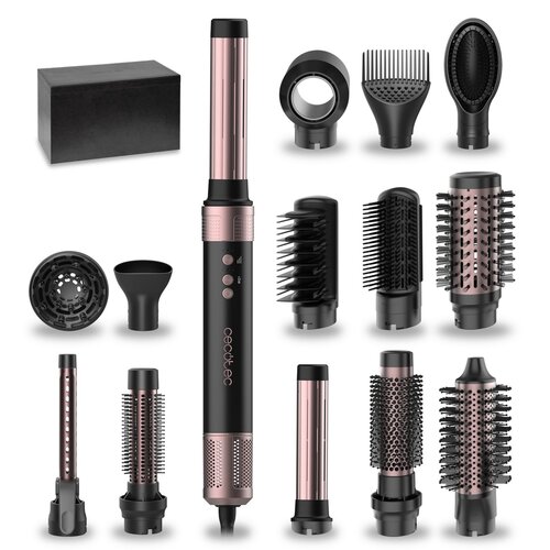 Suszarko-lokówka CECOTEC CeramicCare AirGlam 14 in 1 Czarny 33, 40, 70 mm 1400 W