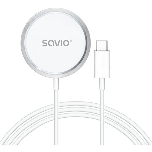 Ładowarka indukcyjna SAVIO LA-11 15 W Biały