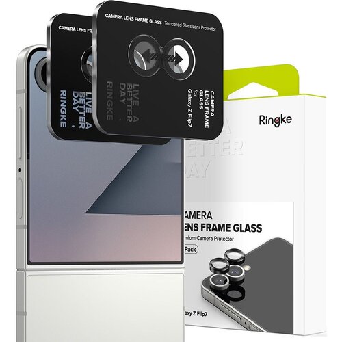 Nakładka na obiektyw RINGKE Camera Frame Protector do Samsung Galaxy Z Flip 7 (2 szt.)