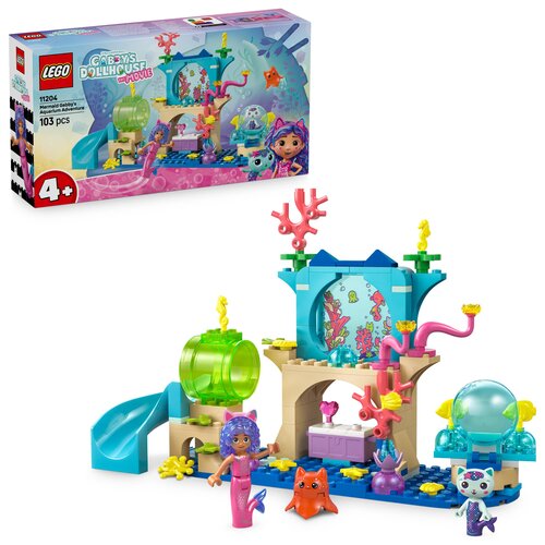 LEGO 11204 Gabby's  Dollhouse Podwodna przygoda syrenki Gabi