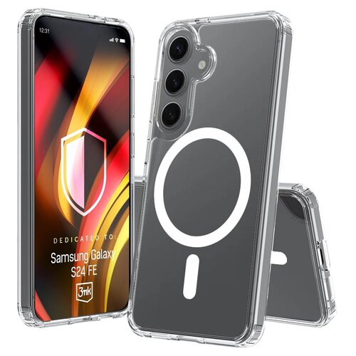 Etui 3MK HARDY LiqForce MagCase do Samsung Galaxy S24 FE Przezroczysty