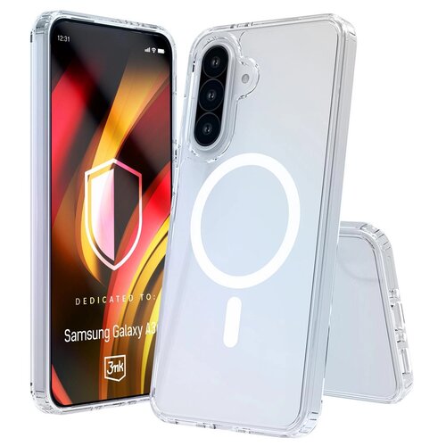 Etui 3MK HARDY LiqForce MagCase do Samsung Galaxy A36 Przezroczysty
