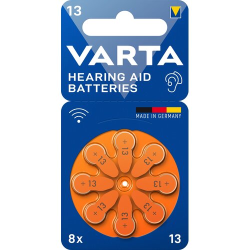 Baterie do aparatu słuchowego VARTA 13 PR48 (8 szt.)