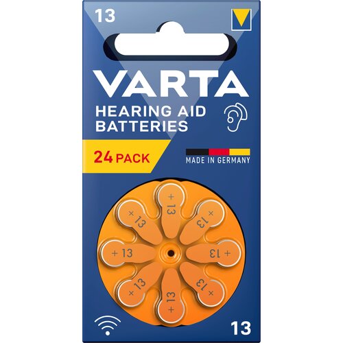 Baterie do aparatu słuchowego VARTA 13 PR48 (24 szt.)