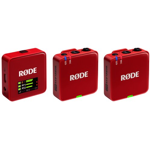 System bezprzewodowy RODE Wireless Go III Czerwony