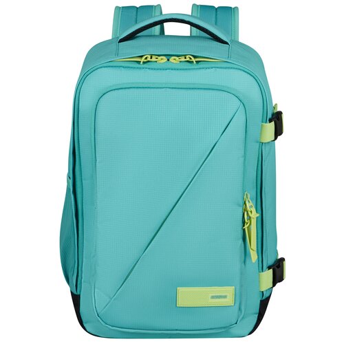 Plecak kabinowy AMERICAN TOURISTER Take2Cabin S Turkusowo-limonkowy (Ryanair)