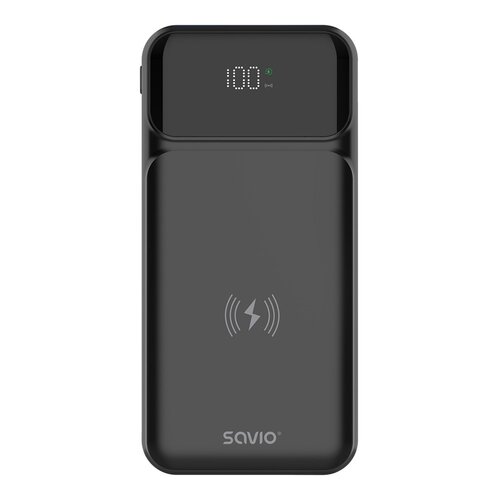 Powerbank SAVIO BA-09 10000 mAh 20W Czarny