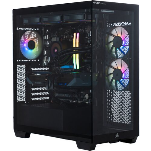 Komputer OPTIMUS E-Sport GB650T-CR2 R7-7800X3D 32GB RAM 2TB SSD Radeon RX9070XT Wi-Fi Windows 11 Home
