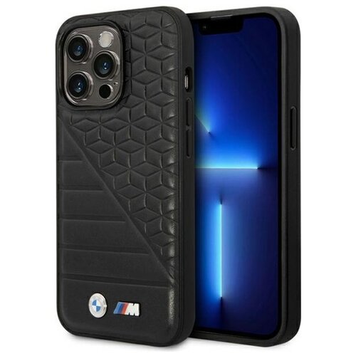 Etui BMW Bi Pattern do Apple iPhone 14 Pro Max Czarny