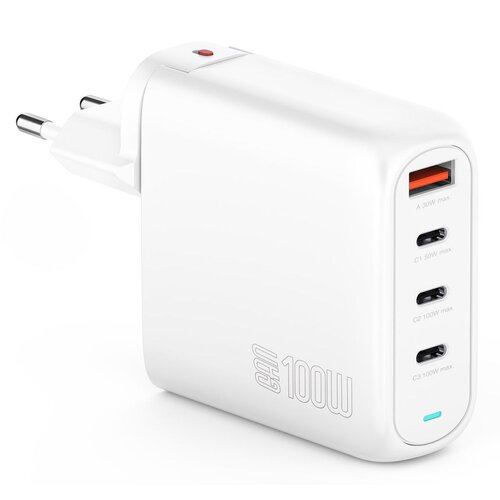 Ładowarka sieciowa 4SMARTS Flex Pro 100W Travel Edition Biały