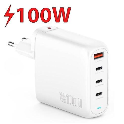 Ładowarka sieciowa 4SMARTS Flex Pro 100W Travel Edition Biały