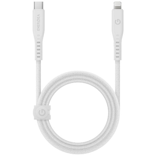 Kabel USB-C - Lightning ENERGEA Flow MFi 60W 1.5 m Biały