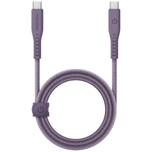 Kabel USB-C - USB-C ENERGEA Flow MFi 240W 1.5 m Fioletowy