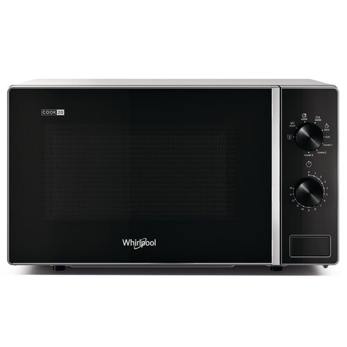 Kuchenka mikrofalowa WHIRLPOOL MWP 103 SB 700W średnica 24.5 cm pojemność 20L Srebrno-czarny
