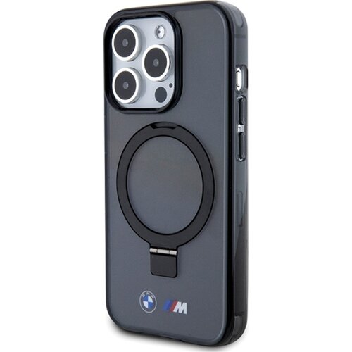 Etui BMW Ring Stand M Collection MagSafe do Apple iPhone 15 Pro Max Czarny