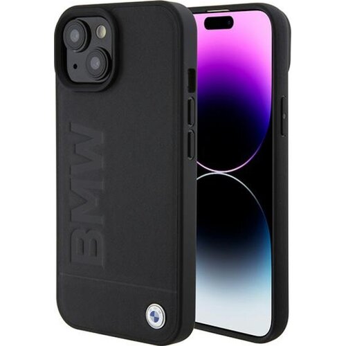 Etui BMW Signature Logo Imprint MagSafe do Apple iPhone 13/14/15 Czarny