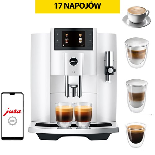Ekspres JURA E8 Piano White (EC)
