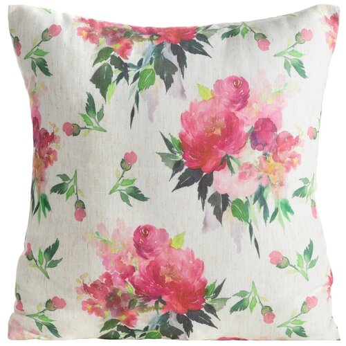Poszewka EUROFIRANY 467112 Wiosna 66 45 x 45 cm Naturalno-różowy