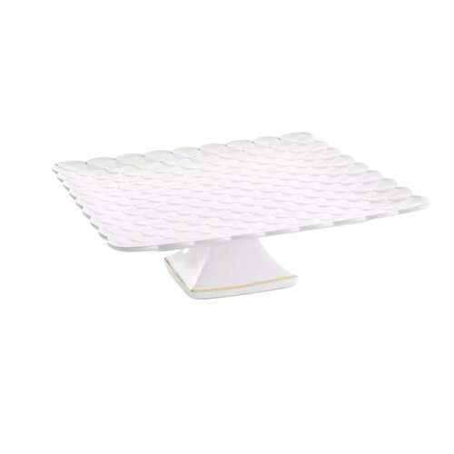 Patera EUROFIRANY Belia 32 x 32 x 10 cm Kremowo-złoty