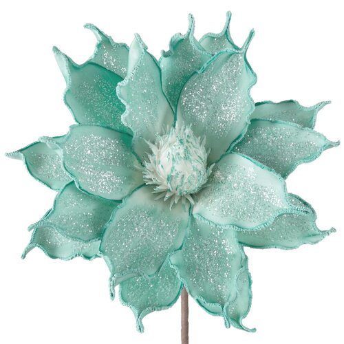 Kwiat dekoracyjny EUROFIRANY Flore 392786 40 x 80 cm Miętowy