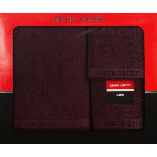 Zestaw ręczników Pierre Cardin Burgundowy (3 sztuki)