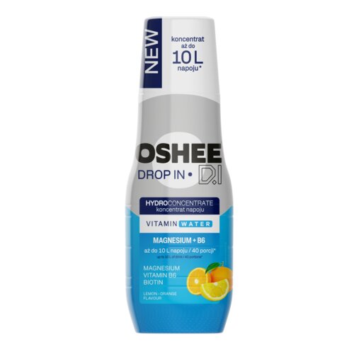 Hydrokoncentrat OSHEE DROP IN Magnez + B6 Cytryna i Pomarańcza 500 ml