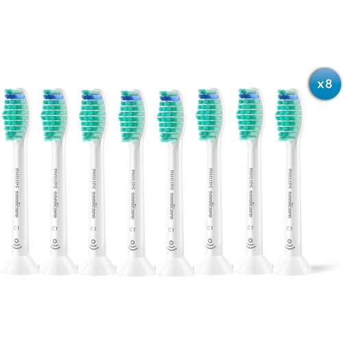 Końcówka szczoteczki PHILIPS Sonicare ProResults C1 HX6018/87 Średnio miękkie włókna (8 szt.) (Usuwanie płytki bakteryjnej)