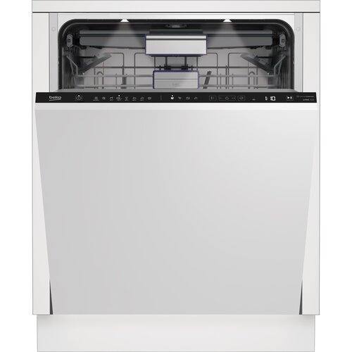Zmywarka BEKO bPRO500 BDIN38646MD Regulacja koszy, Fast+, GlassShield Autootwieranie drzwi CornerIntense 60cm