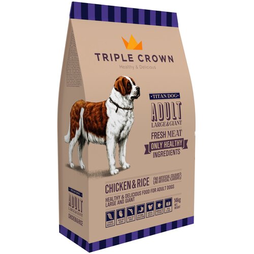 Karma dla psa TRIPLE CROWN Titan Dog Maxi 14 kg