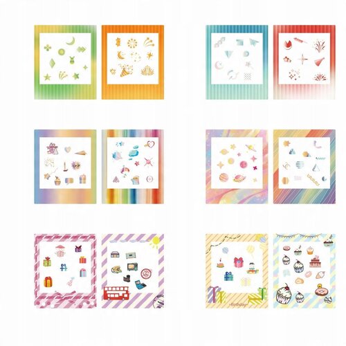 Zestaw ramek LOVEINSTANT SB10270 do Fujifilm Instax SQUARE SQ1/SQ6/SQ20/SQ40/SQ10 Wielokolorowy