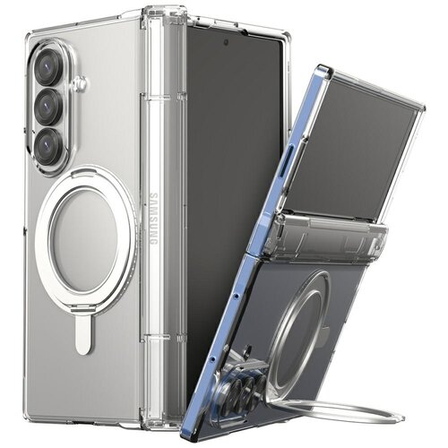 Etui ARAREE NUKIN 360 S Magsafe QI2 do Samsung Galaxy Z Fold 7 Przezroczysty
