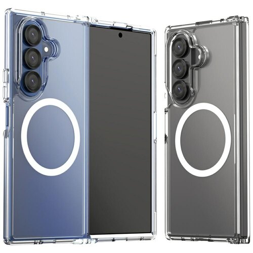 Etui ARAREE Duple M MagSafe Qi2 do Samsung Galaxy Z Fold 7 Przezroczysty